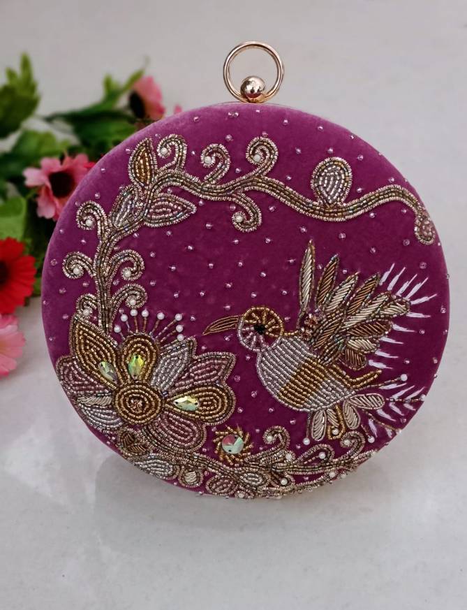 Fancy Embroidered Designer Wholesale Clutches
